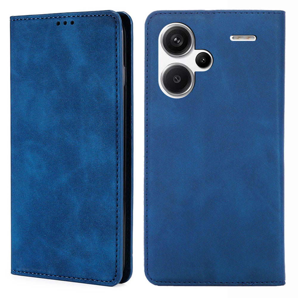 For Xiaomi Redmi Note 13 Pro+ 5G Case Skin-touch PU Leather Card Holder Phone Cover For Xiaomi Redmi Note 13 Pro+ 5G Case Skin-touch PU Leather Card Holder Phone Cover